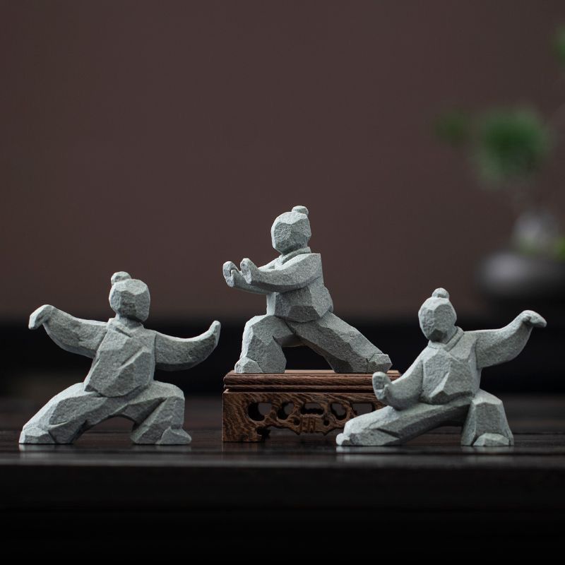 Resin Art Table - New Chinese Style Tai Chi Kung