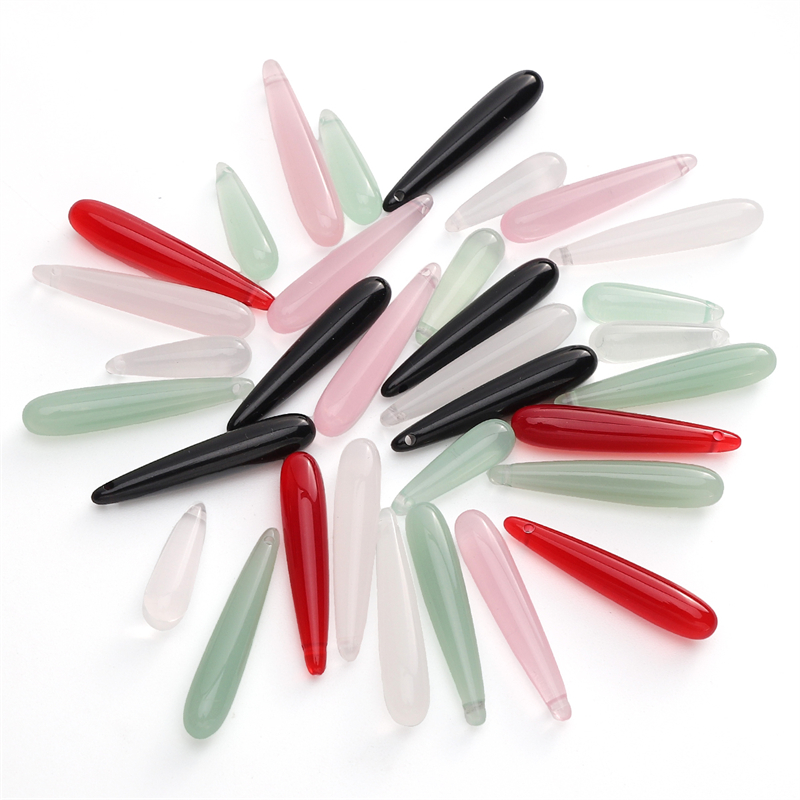 Resin Art Calligraphy - 5pcs Beads Resin Teardrop Shape Loose