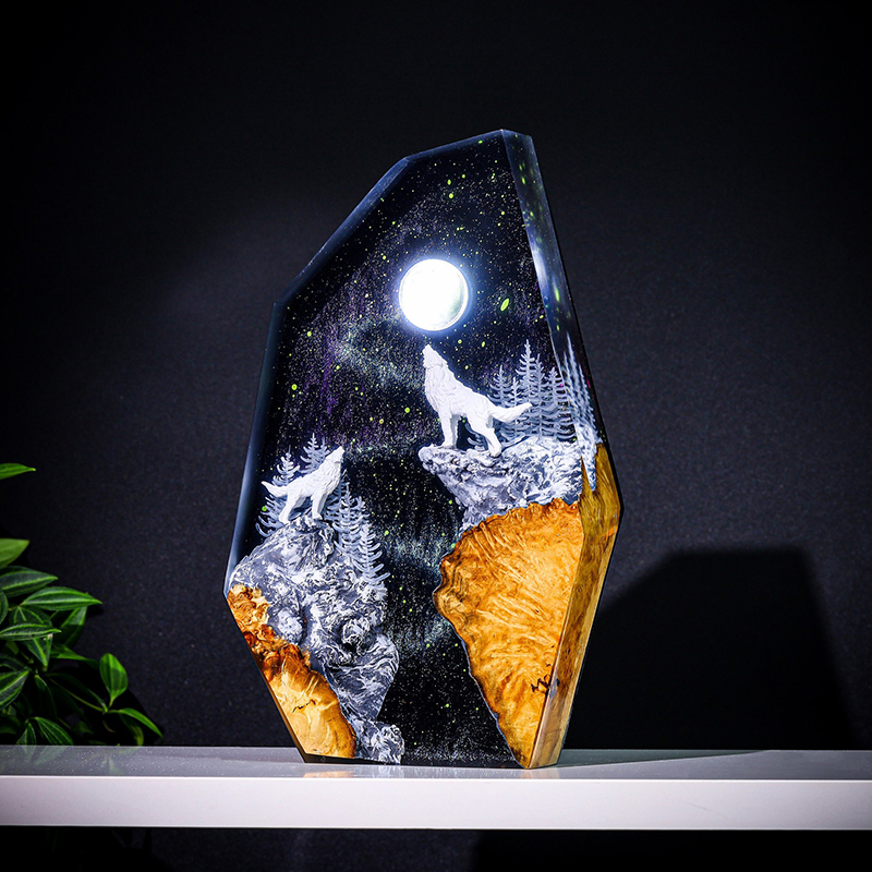 Resin Art Table - Nature Animals Figure Organism Resin Table