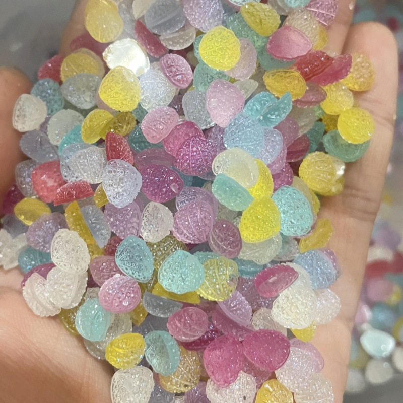Resin Art Phone Case - 7.7mm Mini Sugar Frosted Shell Flatback