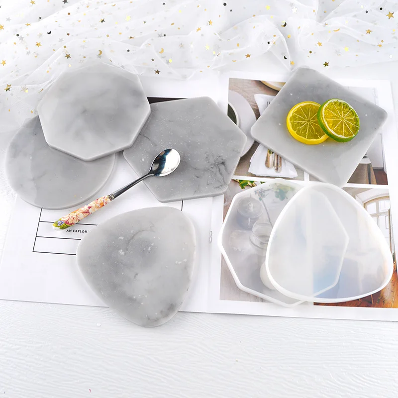 Resin Art Table - Đa Phong Cách Hình Học Coaster
