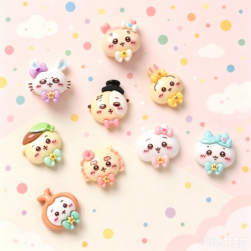Resin Art Phone Case - yiji Cartoon Diy Resin Accessories Jewelry