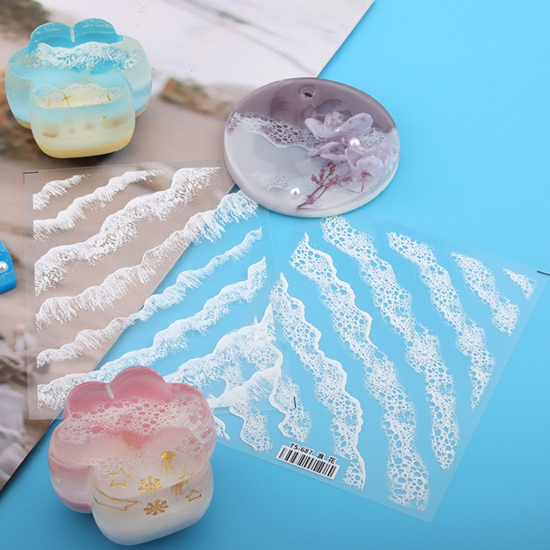 Resin Art Equipment - Sóng Nhựa Sticker Phụ Pha Lê