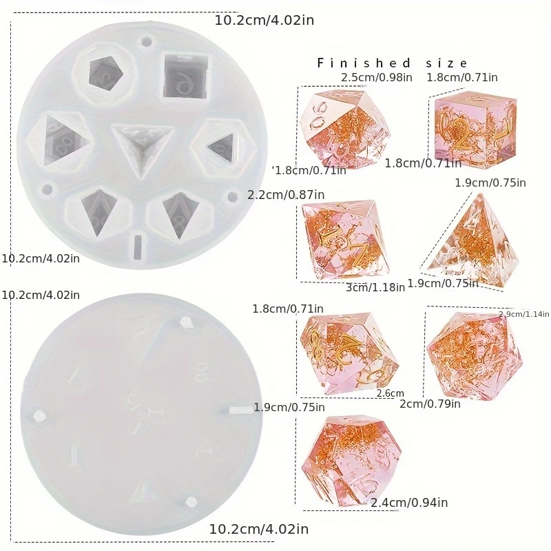 1setsilicone resin die molds ， - đánh giá và giá Resin Art Table