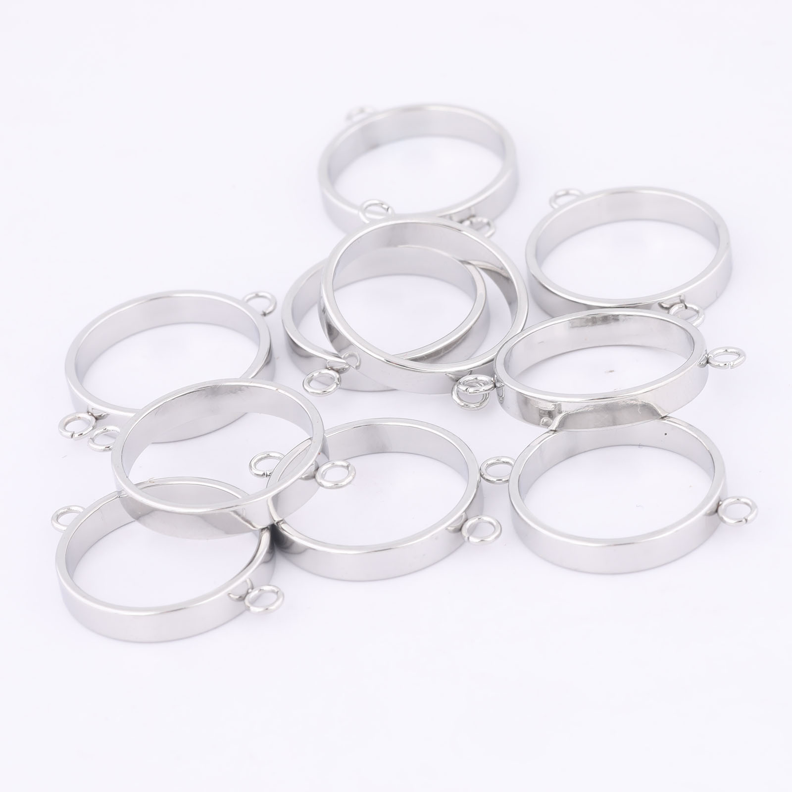 10pcs Stainless Steel 14mm Ope - đánh giá và giá Resin Art Calligraphy