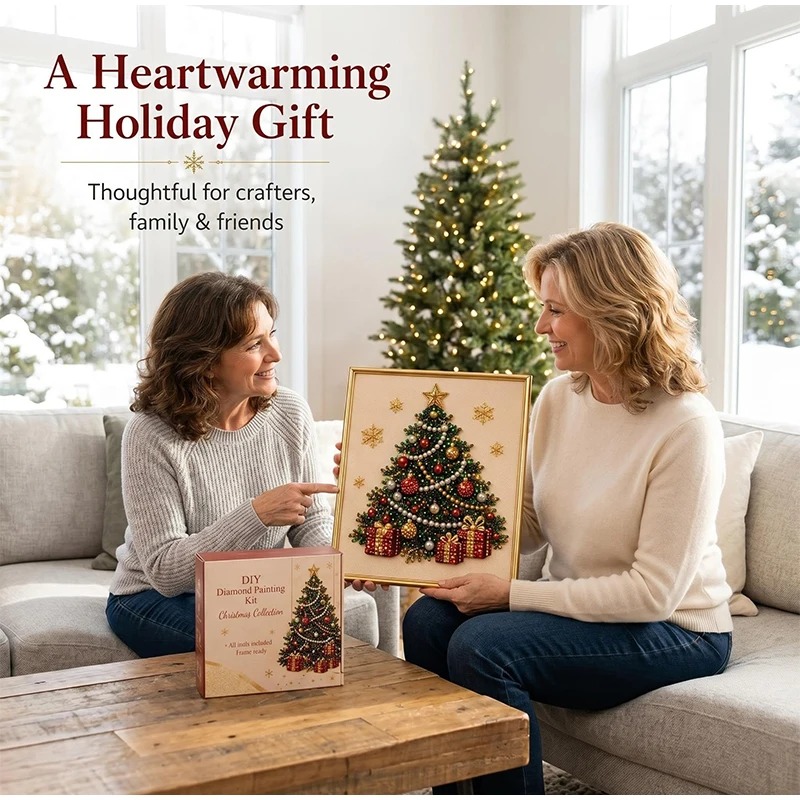 Christmas Pearl Diamond Painti - đánh giá và giá Resin Art Frame