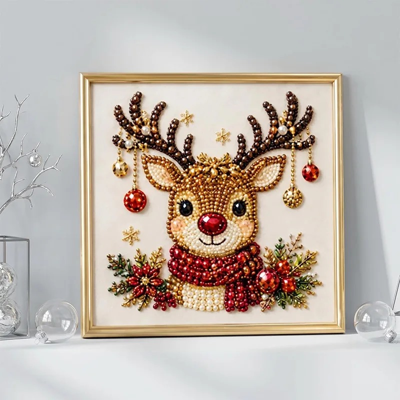 Christmas Pearl Diamond Painti - đánh giá và giá Resin Art Frame