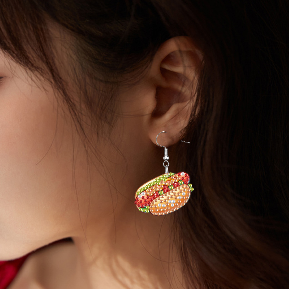 4 Pairs Double Sided Diamond P - đánh giá và giá Resin Art Earrings Kit