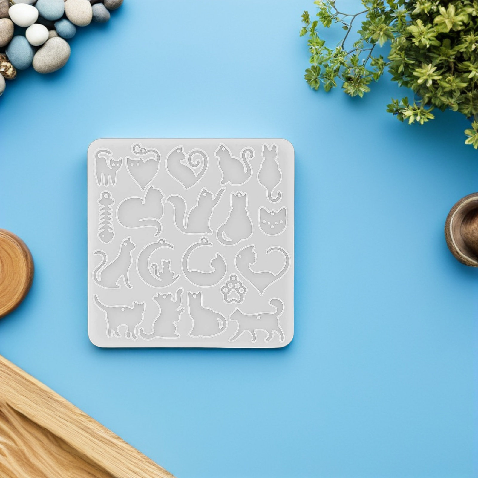 3D Cat Silicone Mould for Resi - đánh giá và giá Resin Art Earrings Kit