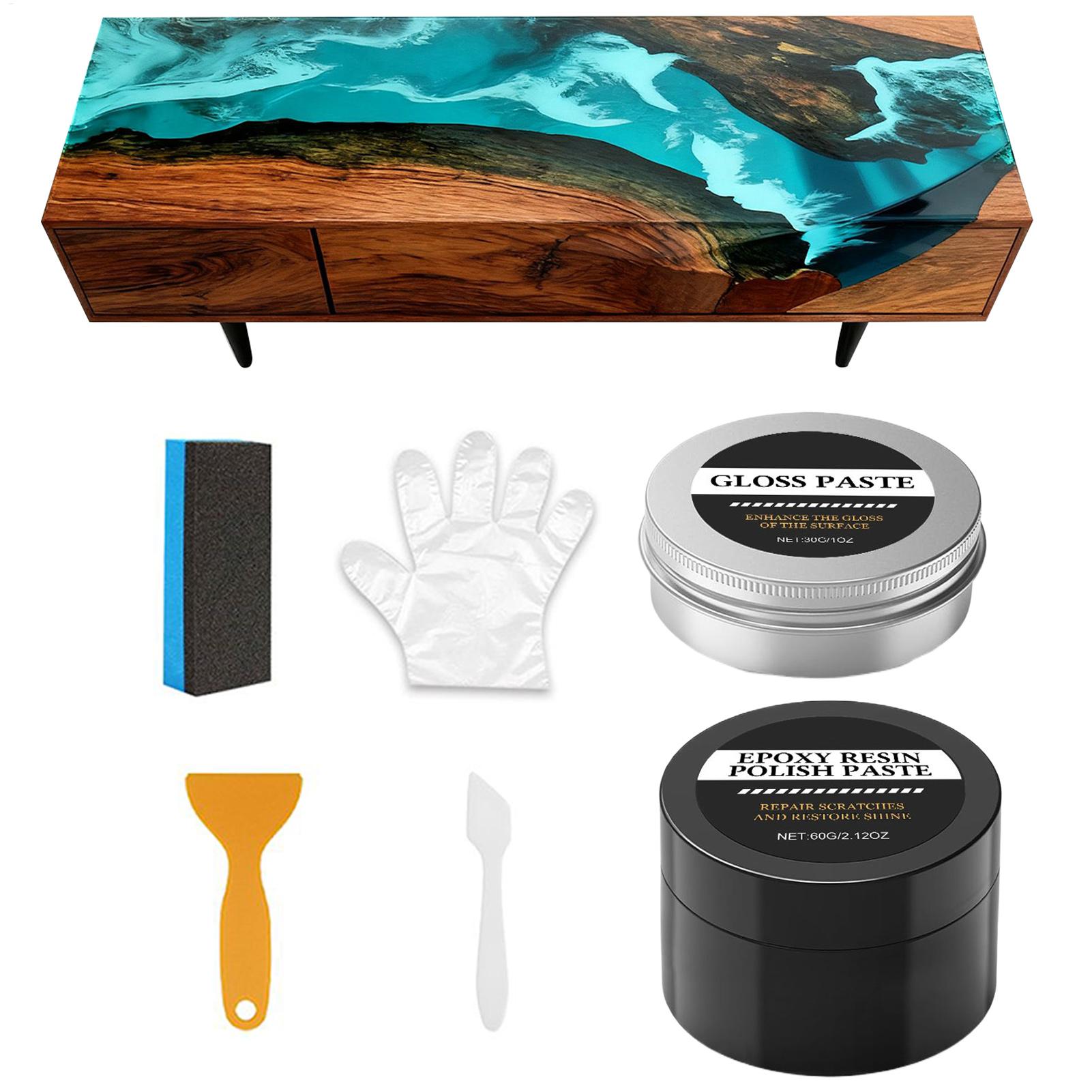 Epoxy resin high gloss polishi - đánh giá và giá Resin Art Table