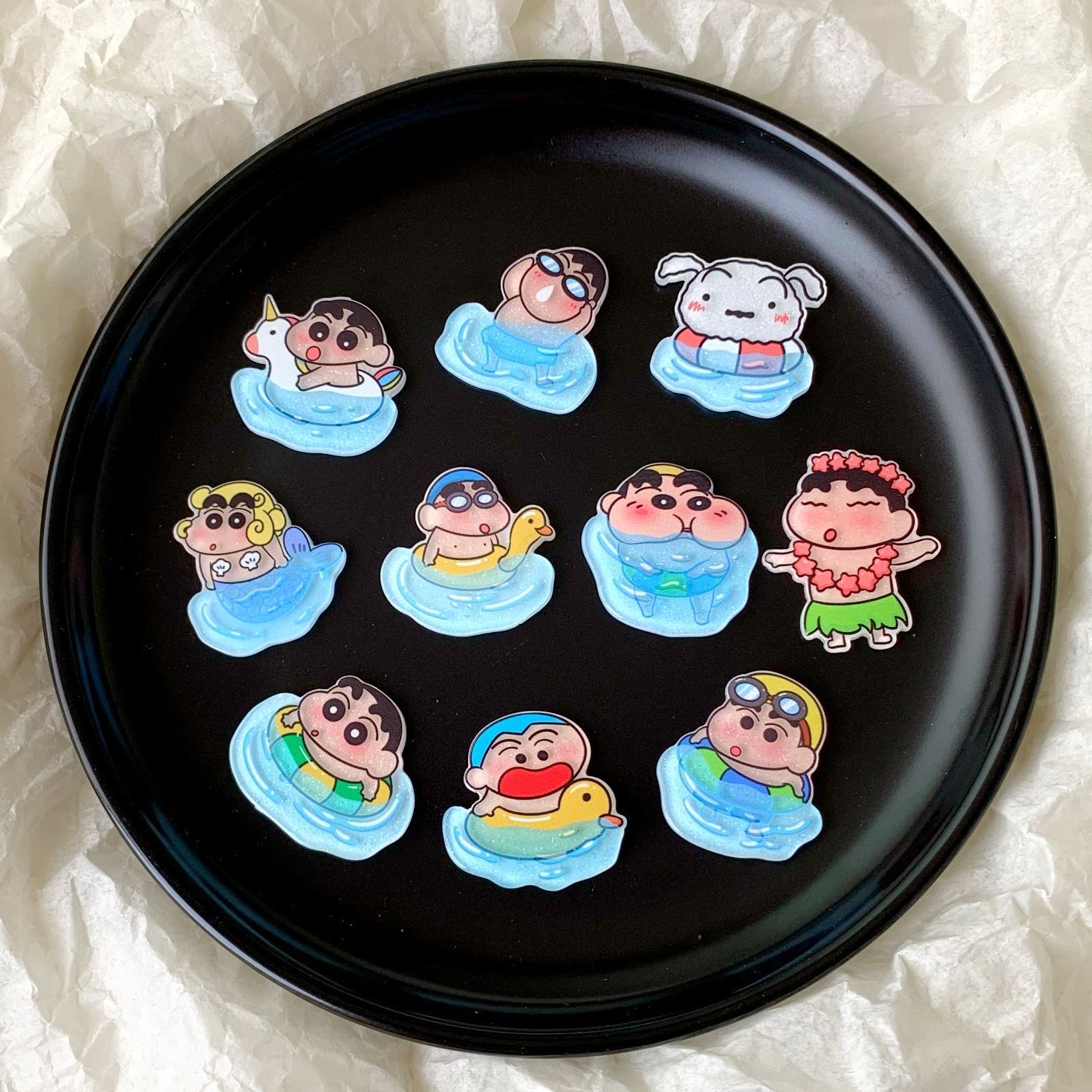 Crayon Shin-chan resin accesso - đánh giá và giá Resin Art Phone Case