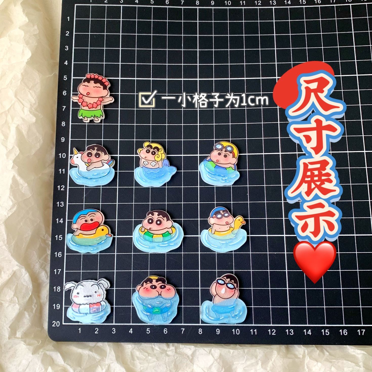 Crayon Shin-chan resin accesso - đánh giá và giá Resin Art Phone Case