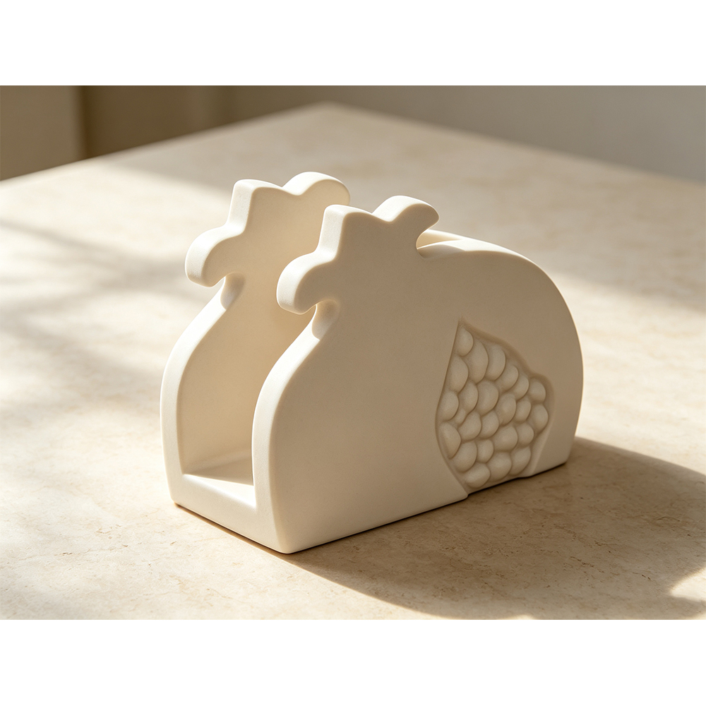 Pomegranate Napkin Holder Sili - đánh giá và giá Resin Art Table
