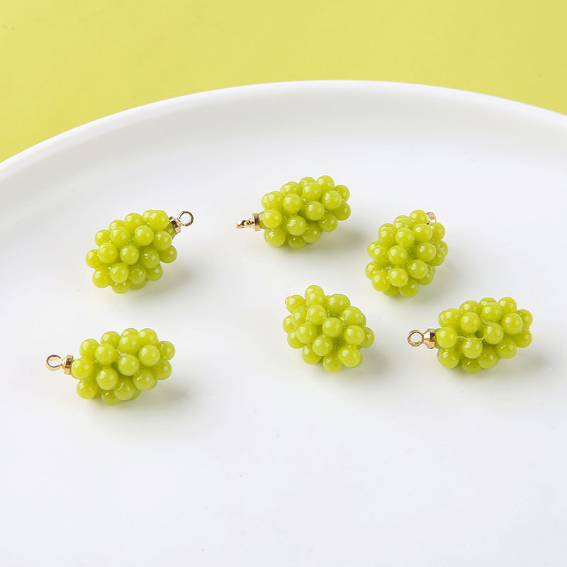 6pcs Cute Little Grapes Resin  - đánh giá và giá Resin Art Calligraphy