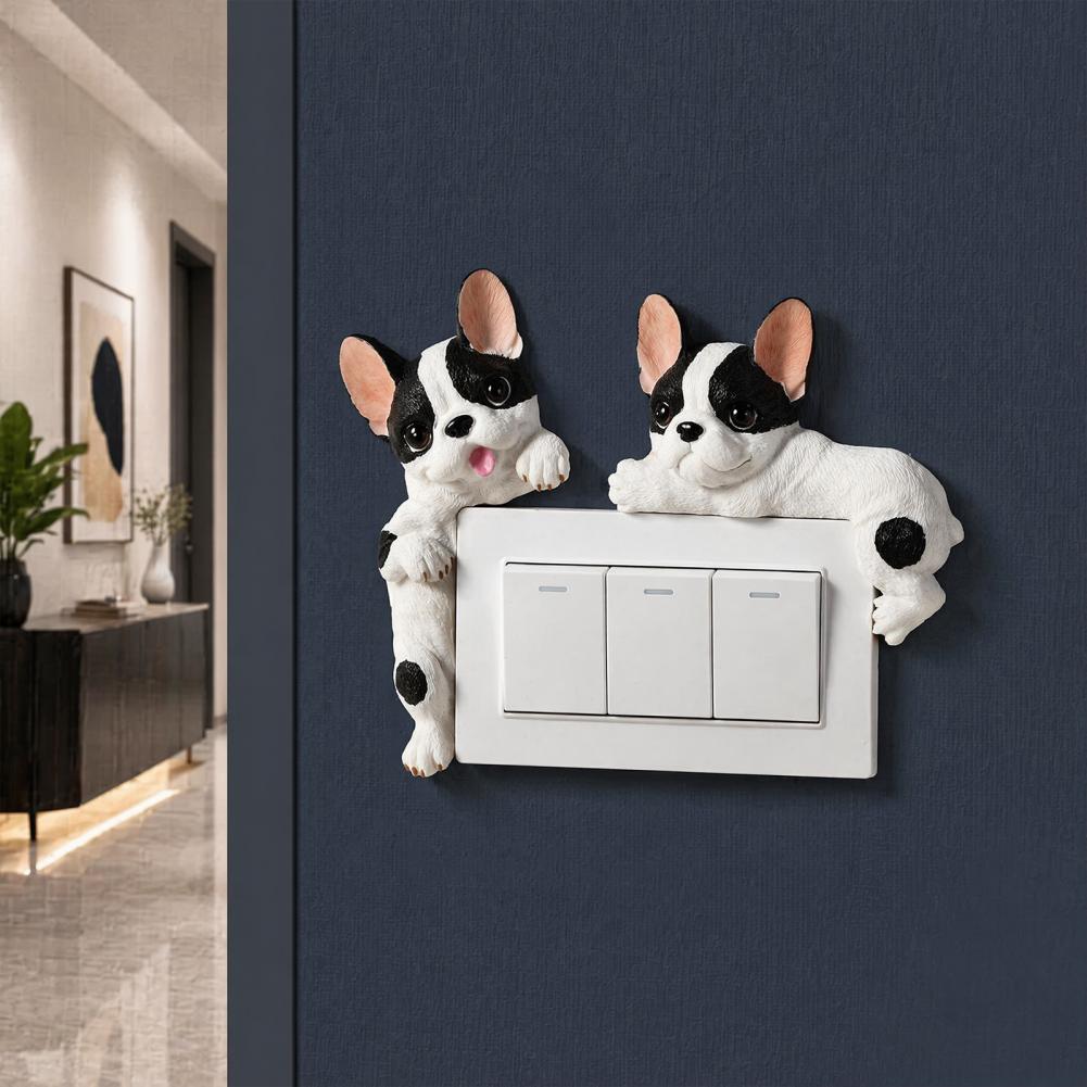 3D French Bulldog Resin Light  - đánh giá và giá Resin Art On Wall