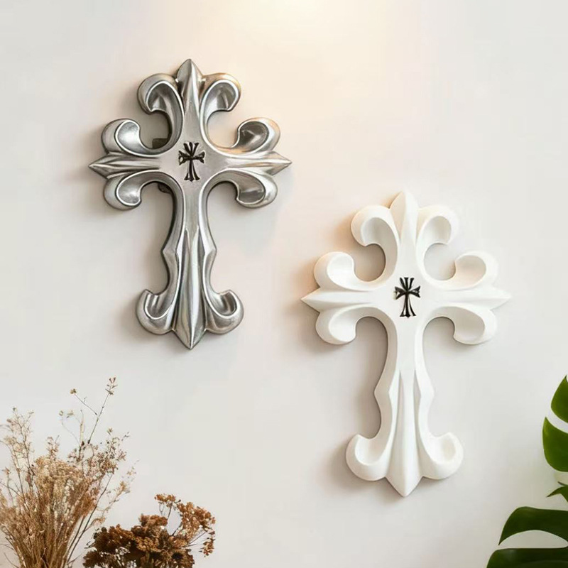 Retro Cross Wall Decor Gothic  - đánh giá và giá Resin Art On Wall