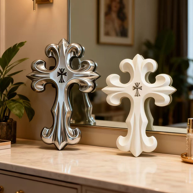 Retro Cross Wall Decor Gothic  - đánh giá và giá Resin Art On Wall