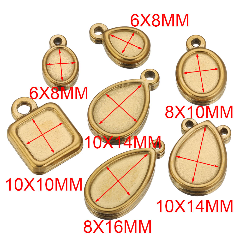 5pcs Stainless Steel Square Dr - đánh giá và giá Resin Art Calligraphy