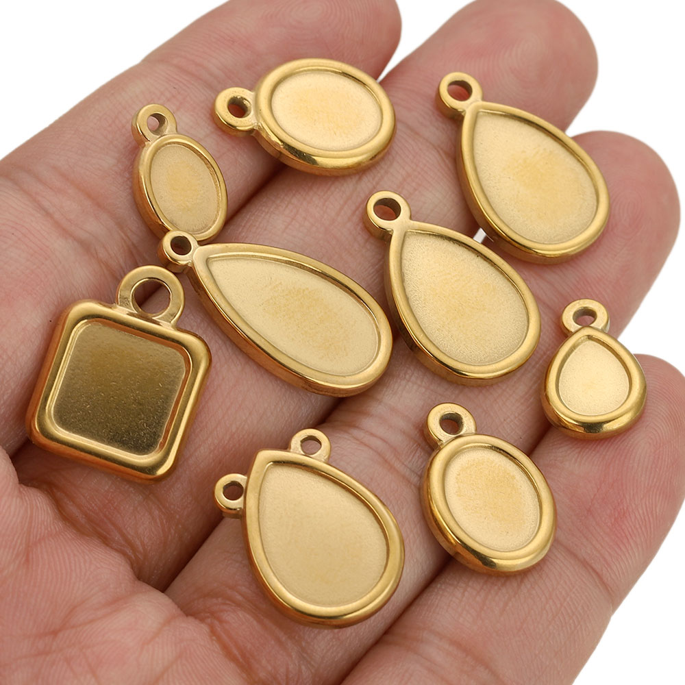 5pcs Stainless Steel Square Dr - đánh giá và giá Resin Art Calligraphy