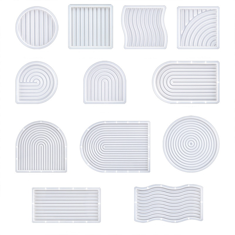DIY Striped Wave Tray Mold For - đánh giá và giá Resin Art Ocean