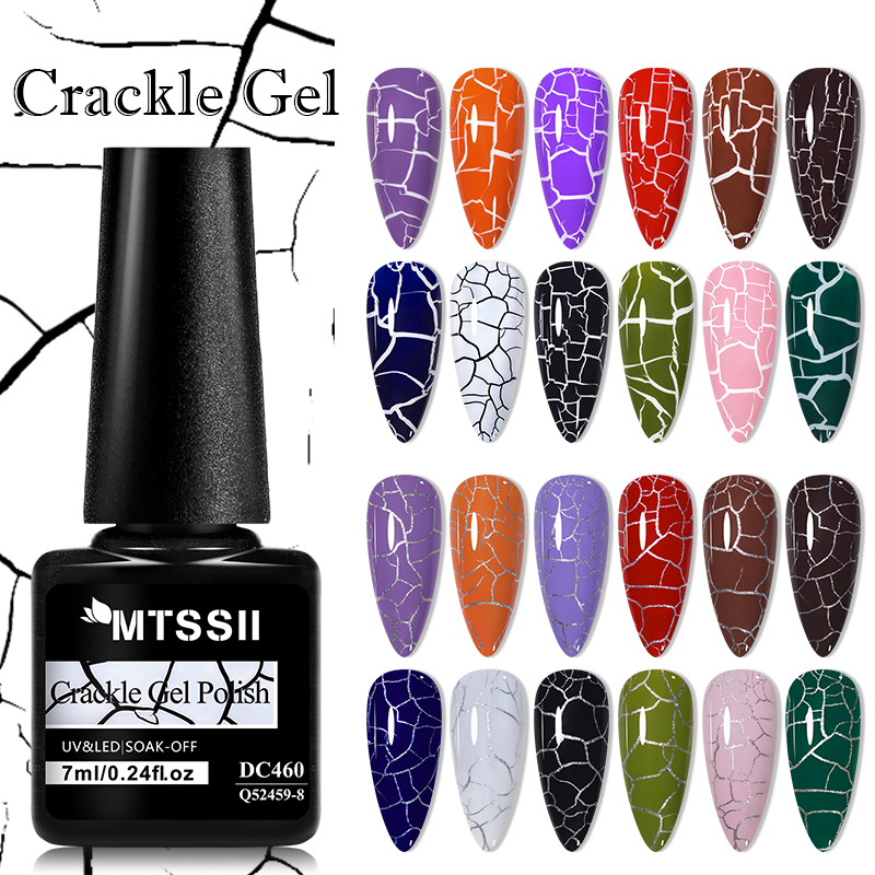 MTSSII 7ml Crackle Gel Nail Po - đánh giá và giá Resin Art Price