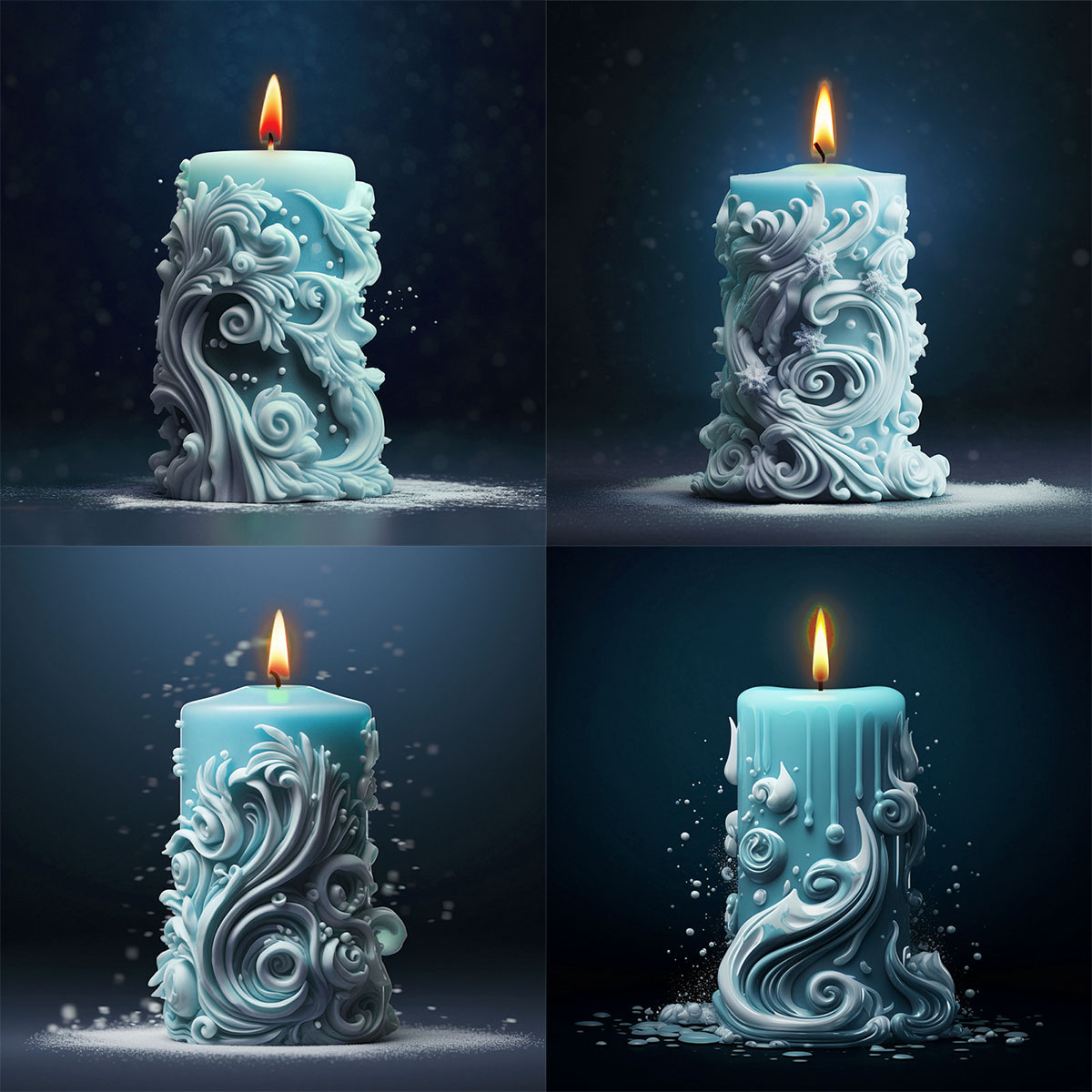 geometry Carved Cylindrical Si - đánh giá và giá Resin Art Ocean