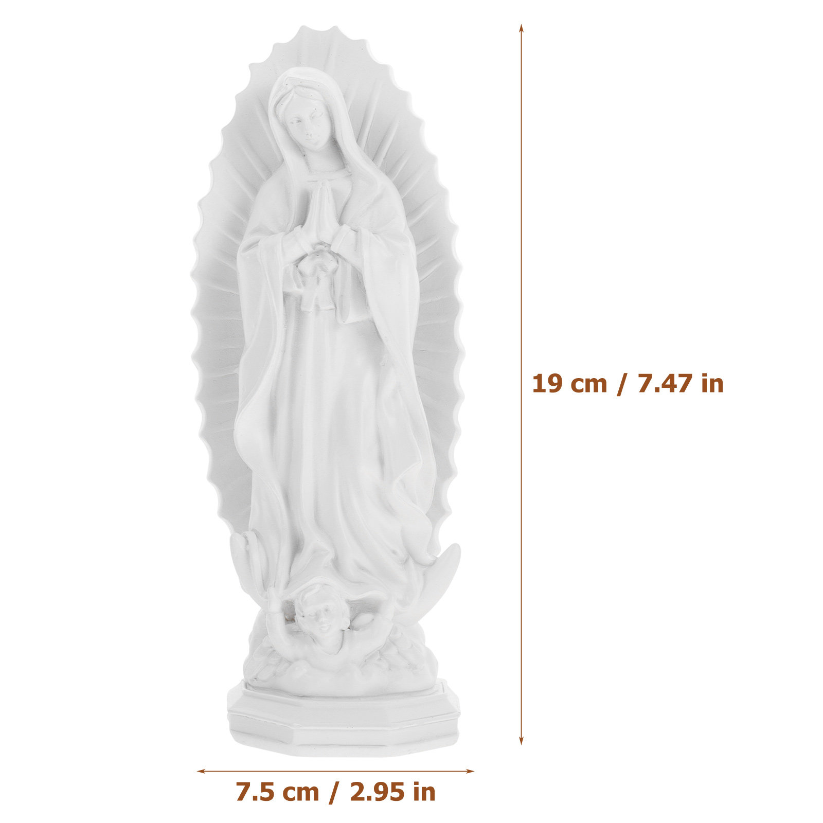 Resin Mary Sculpture Virgin St - đánh giá và giá Resin Art Mary