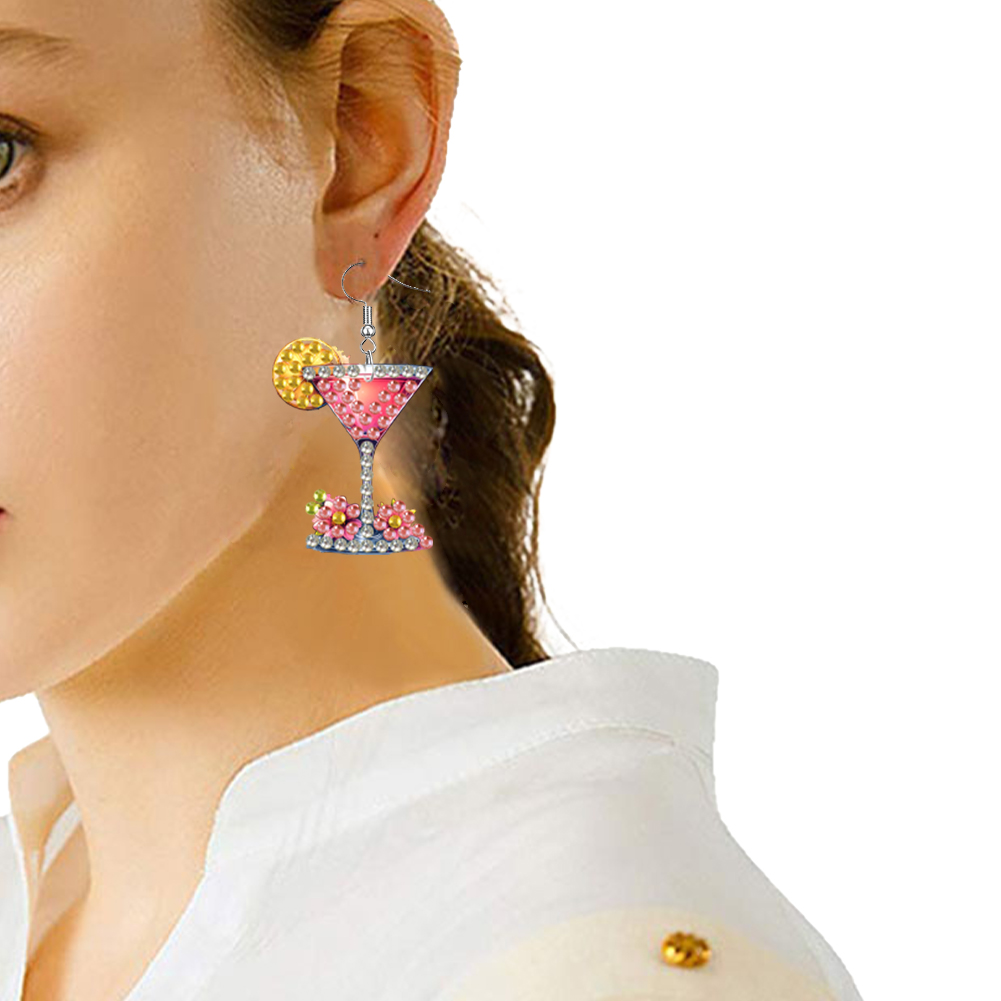 4 Pairs Double Sided Diamond A - đánh giá và giá Resin Art Earrings Kit