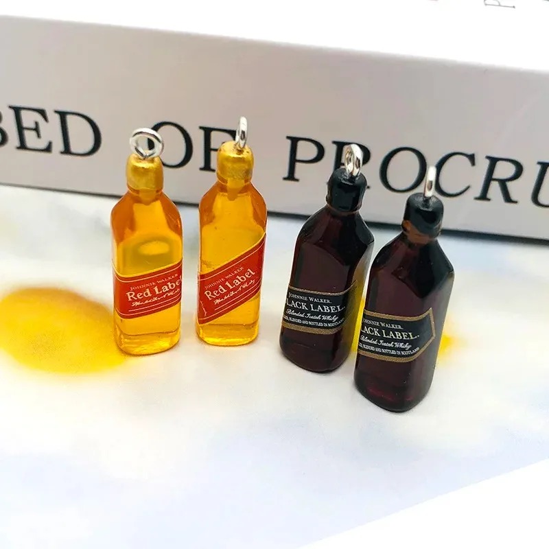 10Pcs Tiny Wine Bar Bottle Res - đánh giá và giá Resin Art Calligraphy