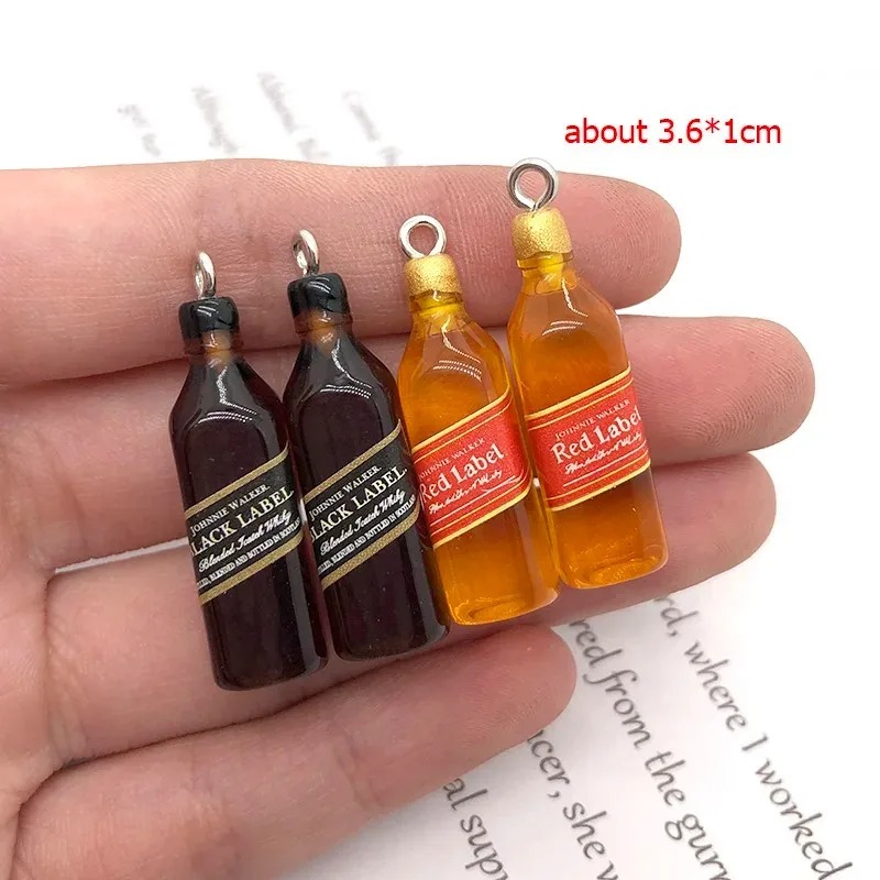 10Pcs Tiny Wine Bar Bottle Res - đánh giá và giá Resin Art Calligraphy