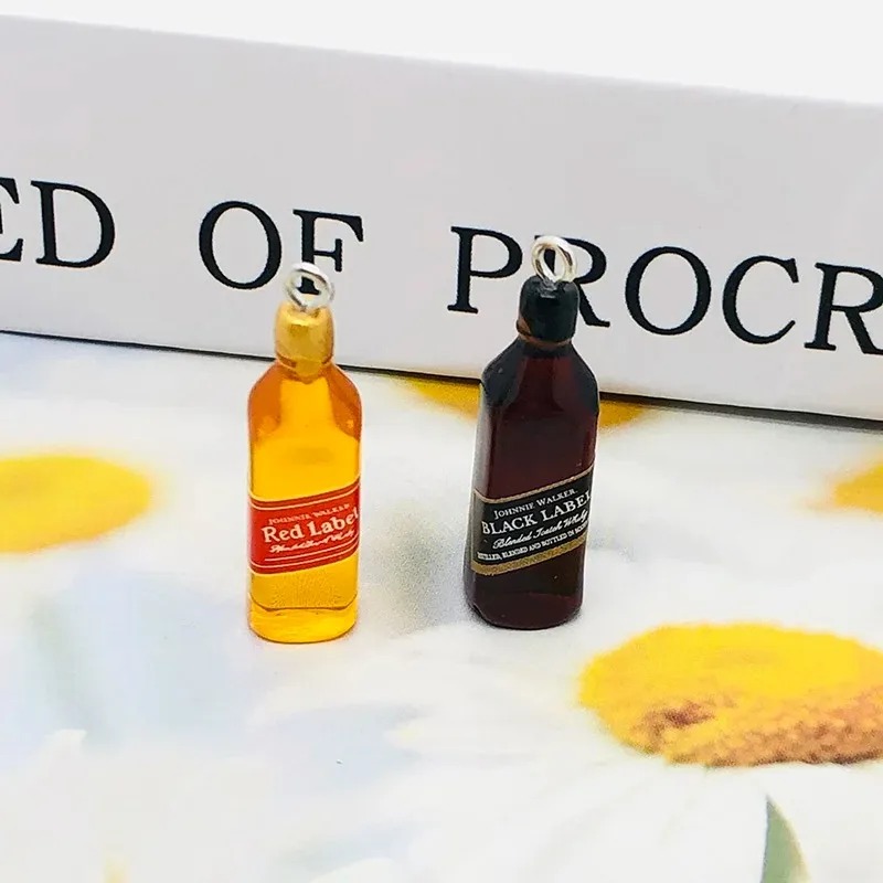 10Pcs Tiny Wine Bar Bottle Res - đánh giá và giá Resin Art Calligraphy