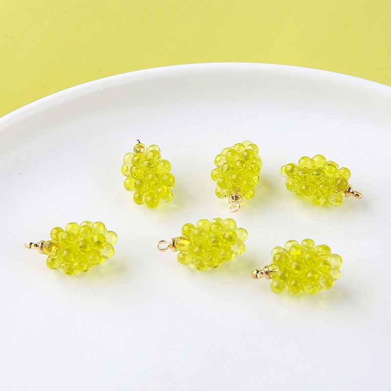 6pcs Cute Little Grapes Resin  - đánh giá và giá Resin Art Calligraphy