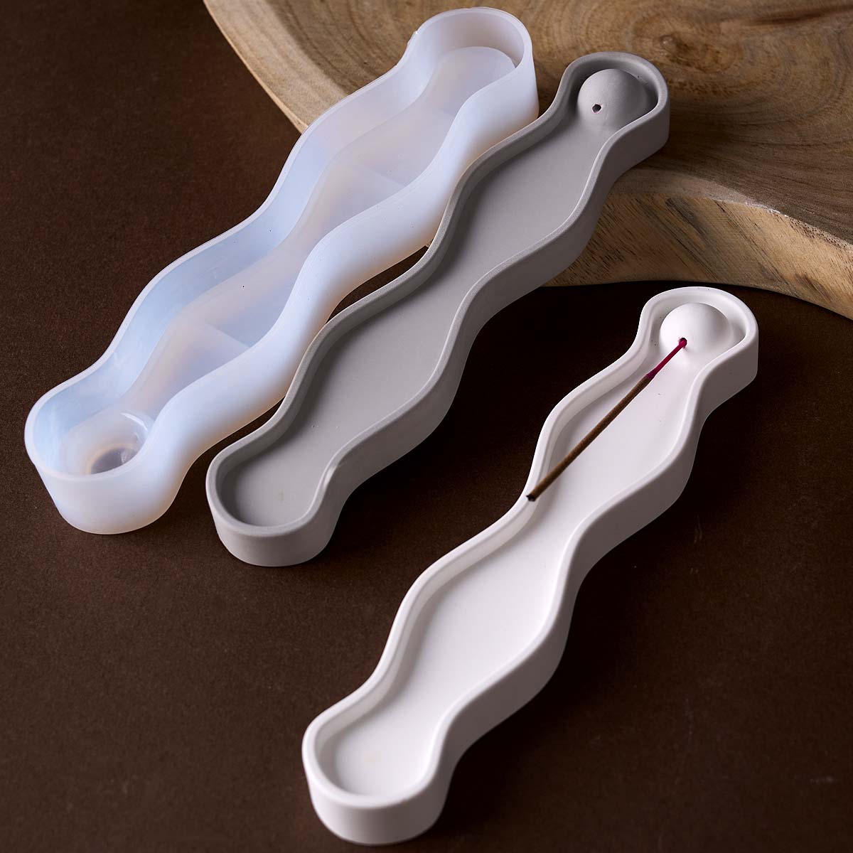 Wave Long Incense Insert Tray  - đánh giá và giá Resin Art Ocean
