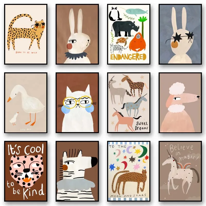 Funny Cute Animal Rabbit horse - đánh giá và giá Resin Art On Wall