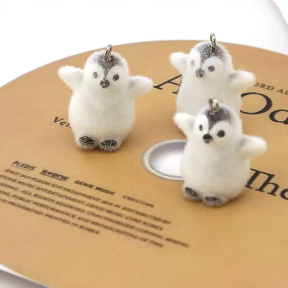 5pcs Flocking Small Penguin Re - đánh giá và giá Resin Art Calligraphy