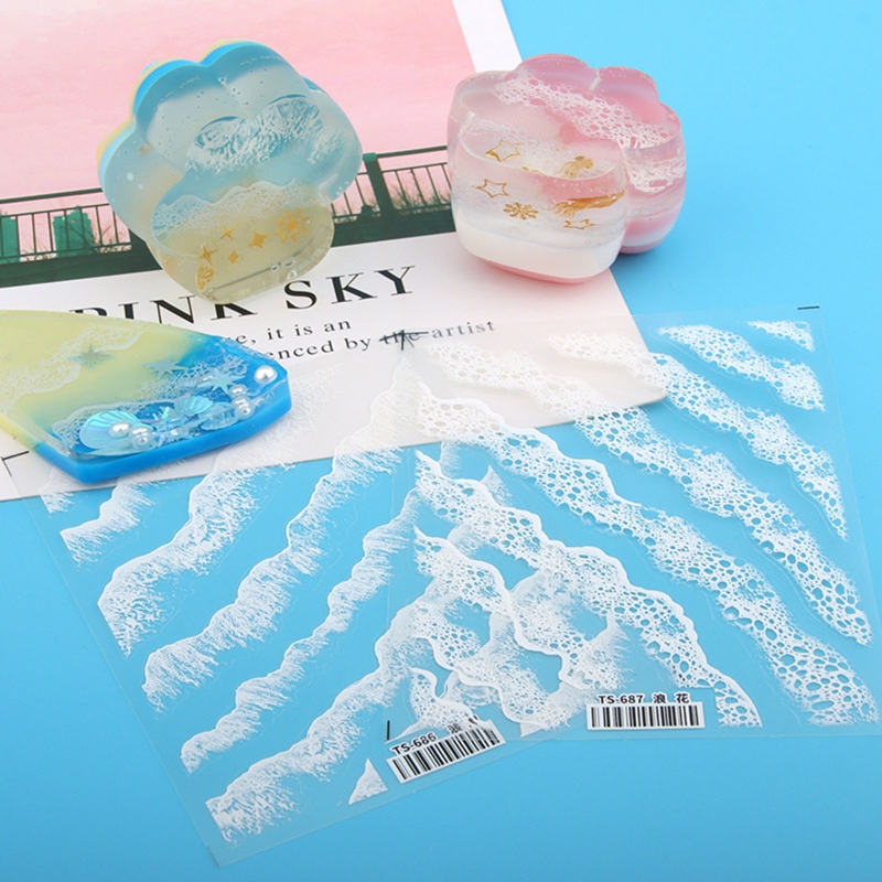 Sóng Nhựa Sticker Phụ Pha Lê E - đánh giá và giá Resin Art Equipment