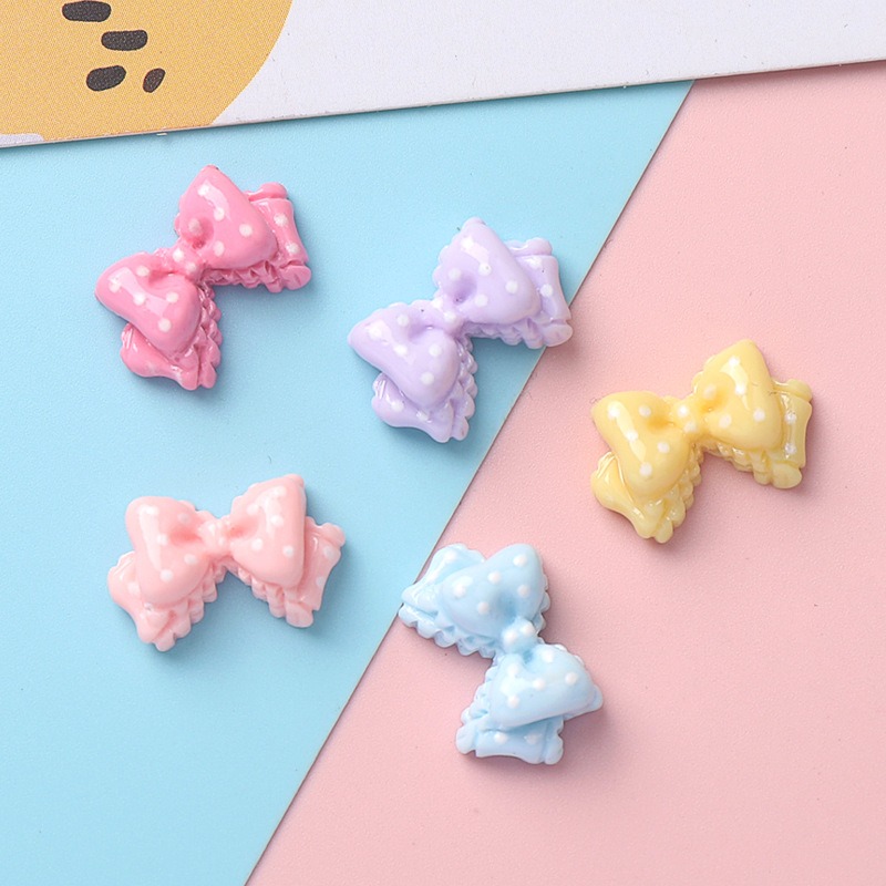7 Colors Mini Bow Resin Charms - đánh giá và giá Resin Art Phone Case