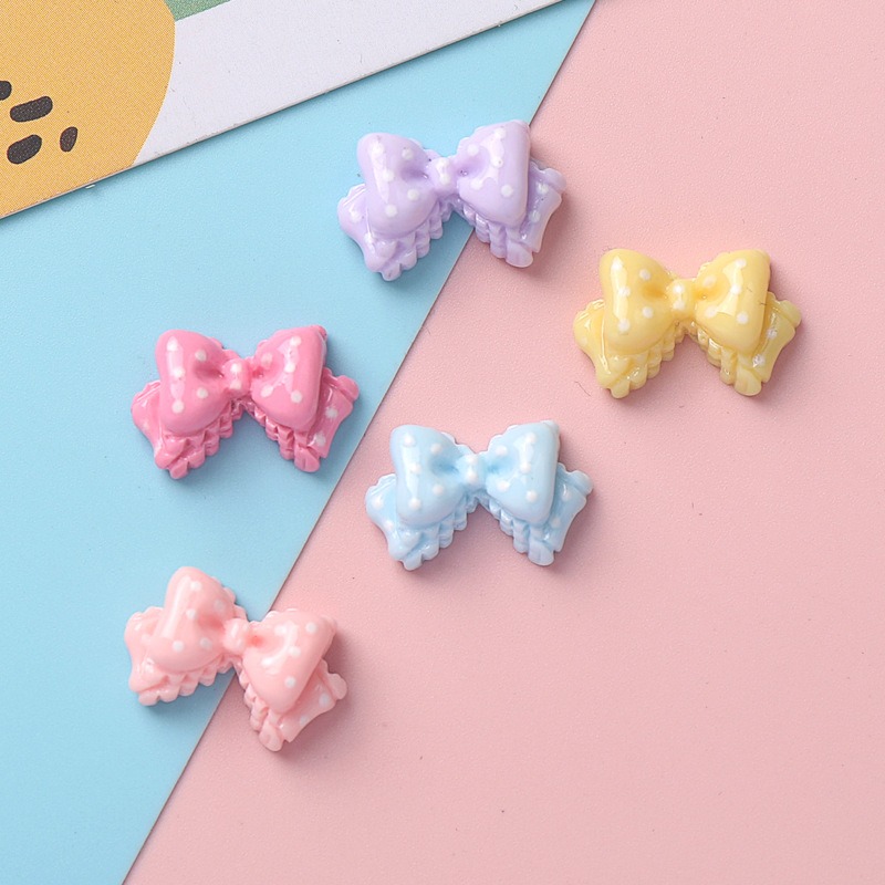 7 Colors Mini Bow Resin Charms - đánh giá và giá Resin Art Phone Case