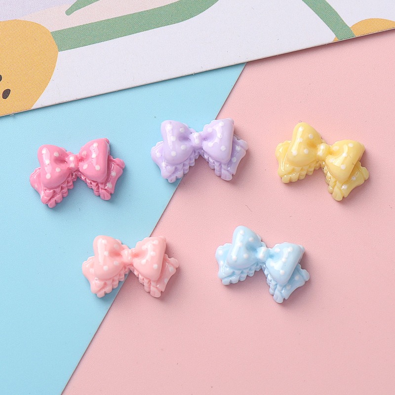 7 Colors Mini Bow Resin Charms - đánh giá và giá Resin Art Phone Case