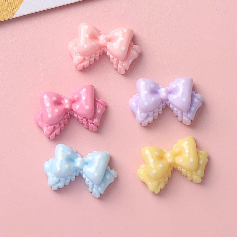 7 Colors Mini Bow Resin Charms - đánh giá và giá Resin Art Phone Case